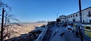 Panoramica di inizio Scale della Pedamentina Vesuvio di Napoli