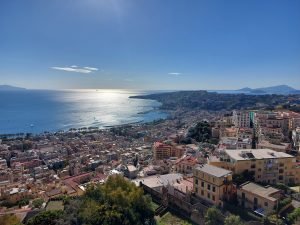 Foto Dettaglio del Golfo di Napoli vista Campi Flegrei dal Castel Sant'Elmo