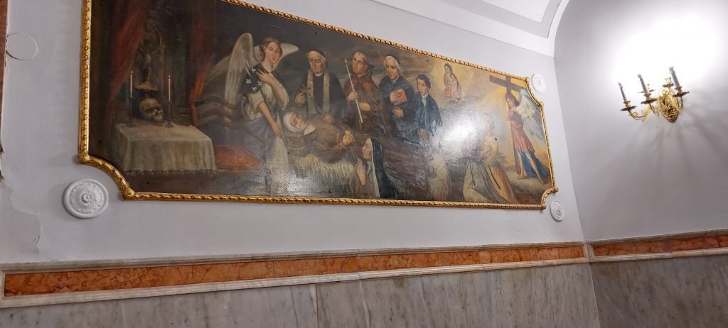 Dipinto in Santuario di Santa Maria Francesca delle Cinque Piaghe nei Quartieri Spagnoli