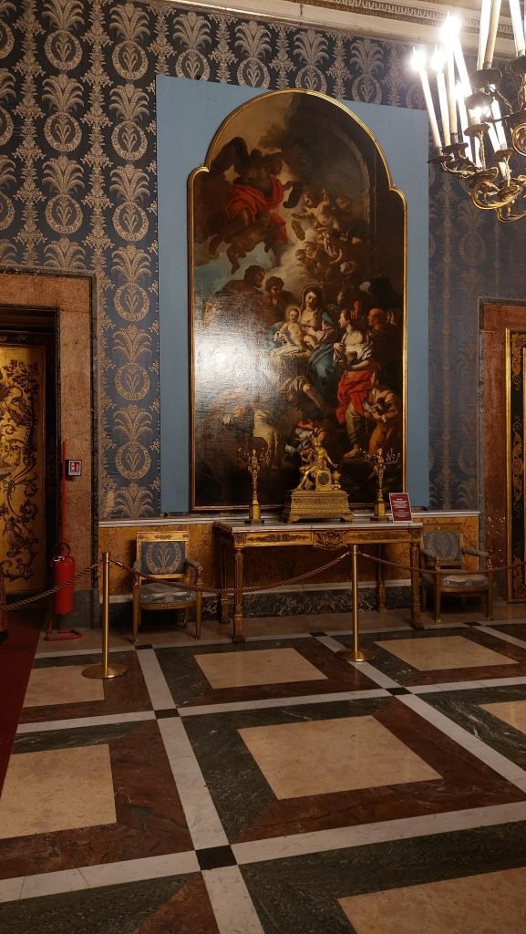 Sala reale di Palazzo Reale di Napoli