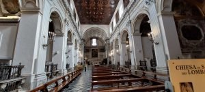 Panoramica interno della Chiesa di Sant'Anna dei Lombardi a Napoli