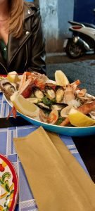 Crudi di Mare del ristorante pescheria Stella Marina nei Quartieri Spagnoli